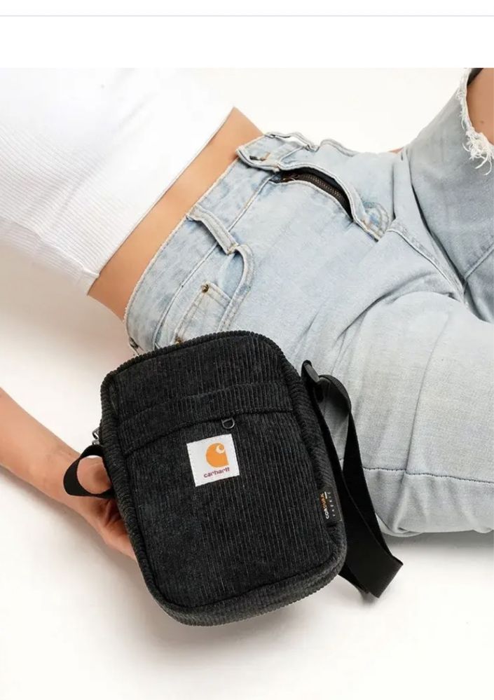 Сумка Carhartt (вельвет)через плечі барсетка месенджер
