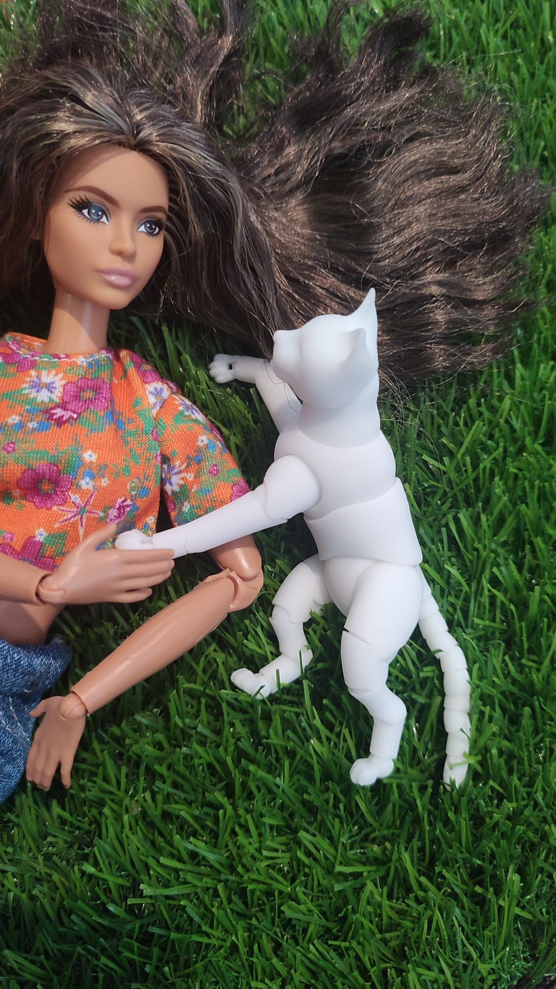 Бжд кот для кукол barbie , integrity, bjd , nuface
