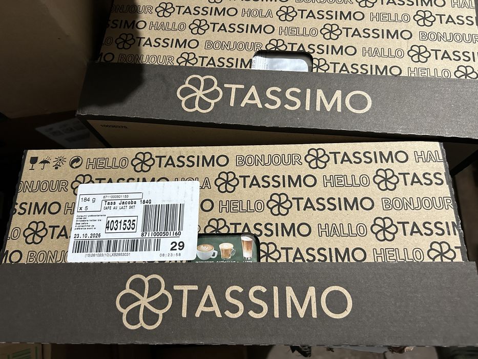 Kapsułki Tassimo Jacobs Café au Lait, 5x16 sztuk