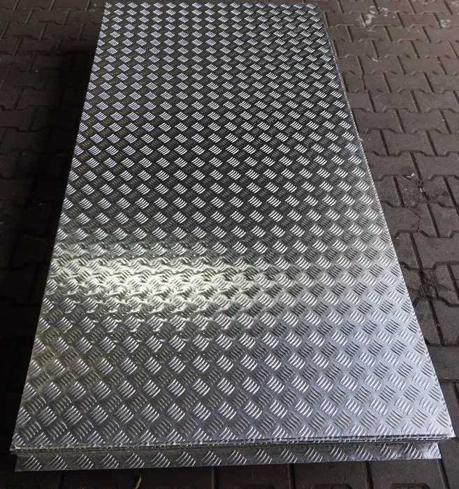 Blacha ryflowana aluminiowa, aluminium 2x1000x2000, Bytom