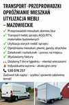 Przeprowadzki, transport, opróżnianie mieszkań i utylizacja mebli