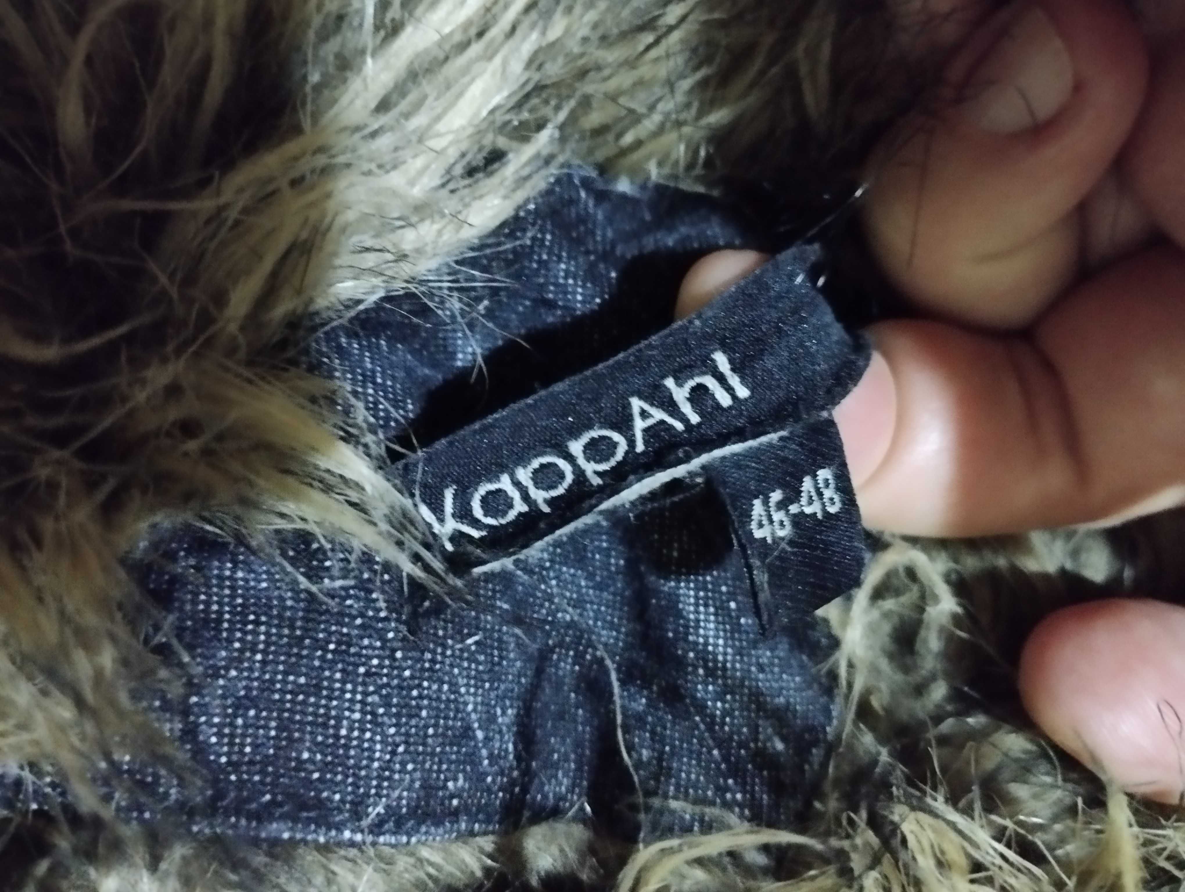 Парка/Курта джинсовая с мехом KappAhi