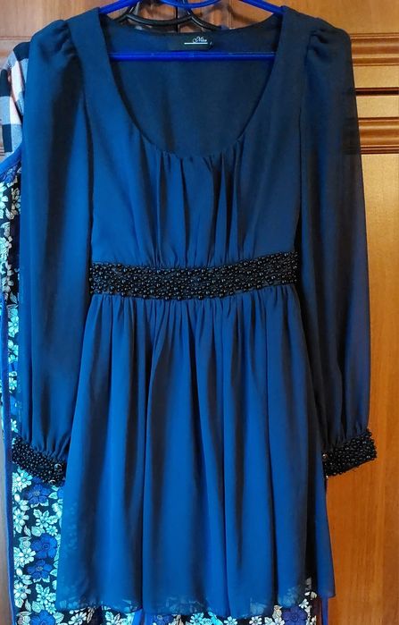 Синє нарядне гарне плаття 42 р.