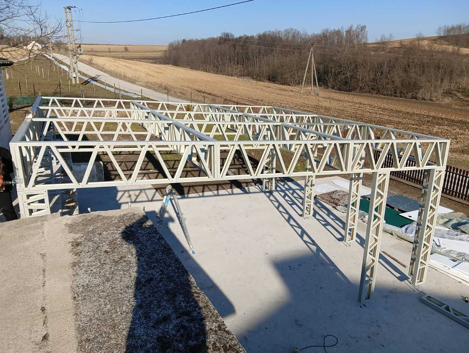 Wiata garażowa, CARPORT, garaż, konstrukcja na dowolny wymiar