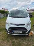 Ford Transit Custom 1995 cm3 - 105 KM, 9 osób, klima przód/tył, bezwypadkowy, 2 kpl. kół