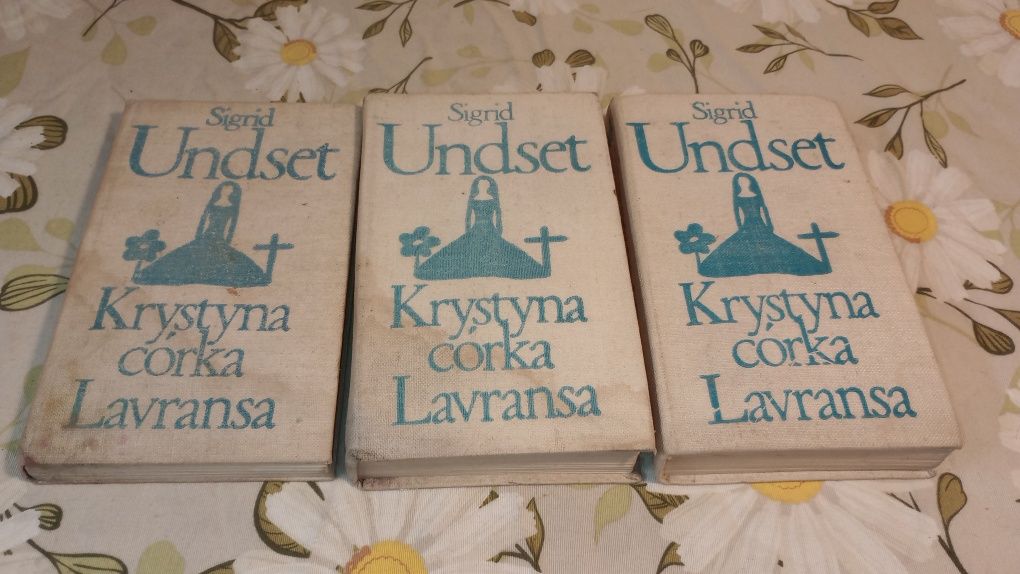 Krystyna córka Lavransa. 1+2+3 tom. Sigrit Undset