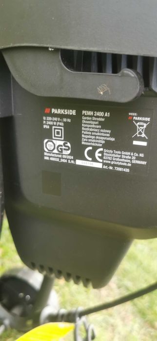 PARKSIDE® Rozdrabniacz elektryczny do gałęzi, PEMH 2400 C4