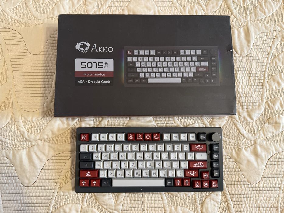 Клавиатура беспроводная Akko 5075B Plus Dracula RGB