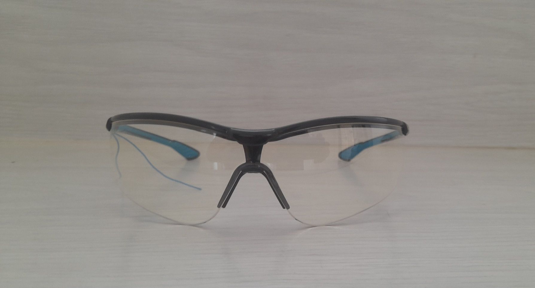 Okulary UV spawacza ochronne bezbarwne uvex i-3 czarno-niebieskie NOWE