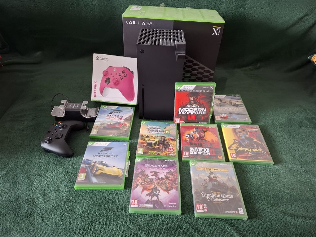 Xbox series X Nowa 9 Gier Folia Ladowarka