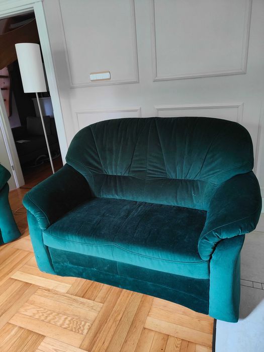 Sofa i dwa fotele, zestaw wypoczynkowy