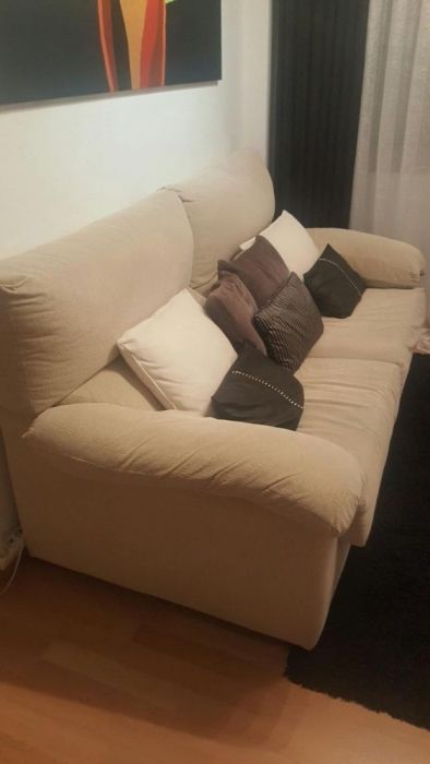 Sofa cor beje como novo