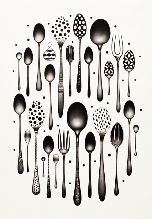 Plakat 68x98cm Narzędzia Smaku