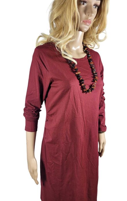 Nowa bordowa bawełniana ciążowa sukienka 36,S/38,M BonPrix Mama BPC