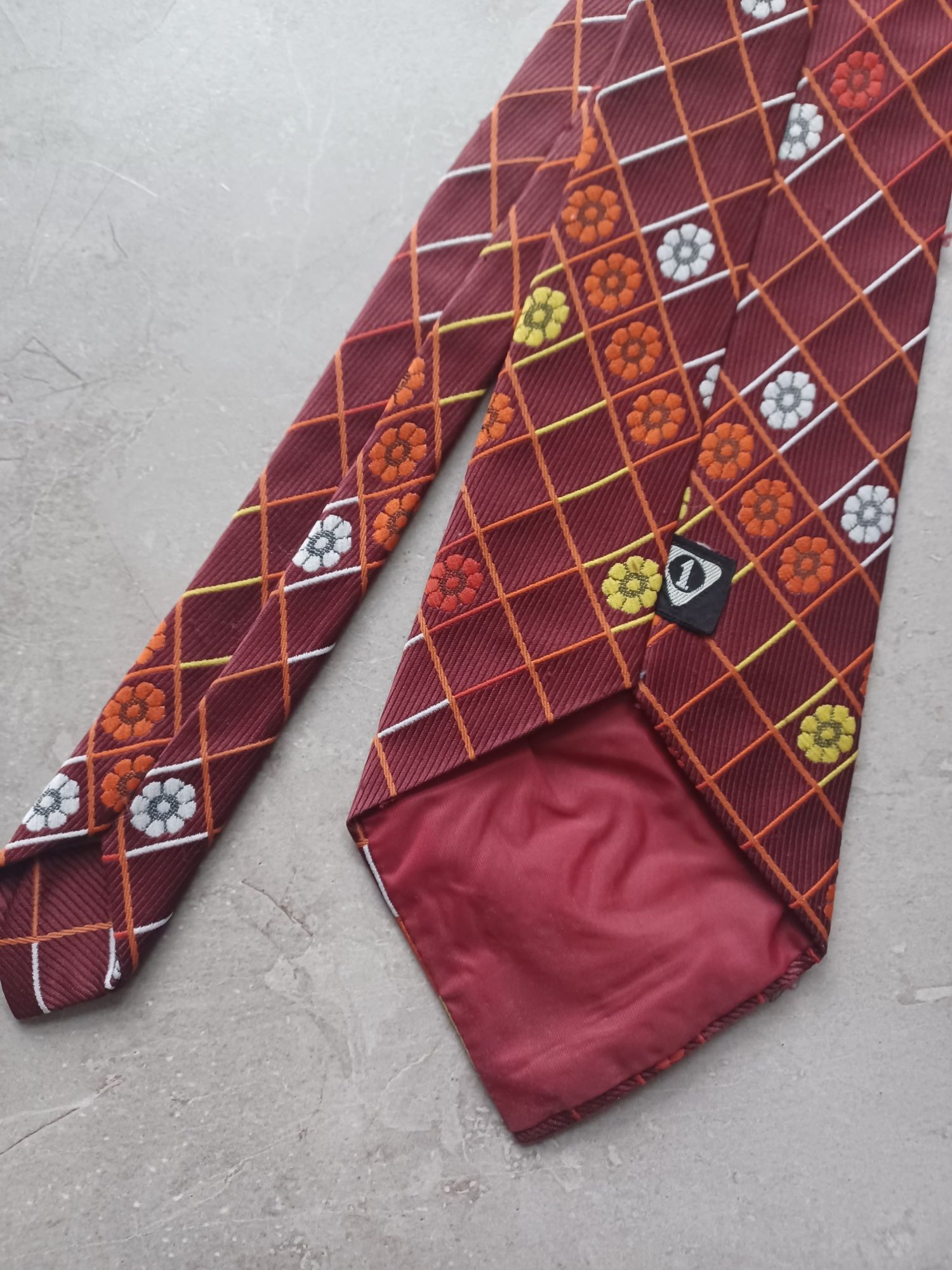 Krawat PRL vintage