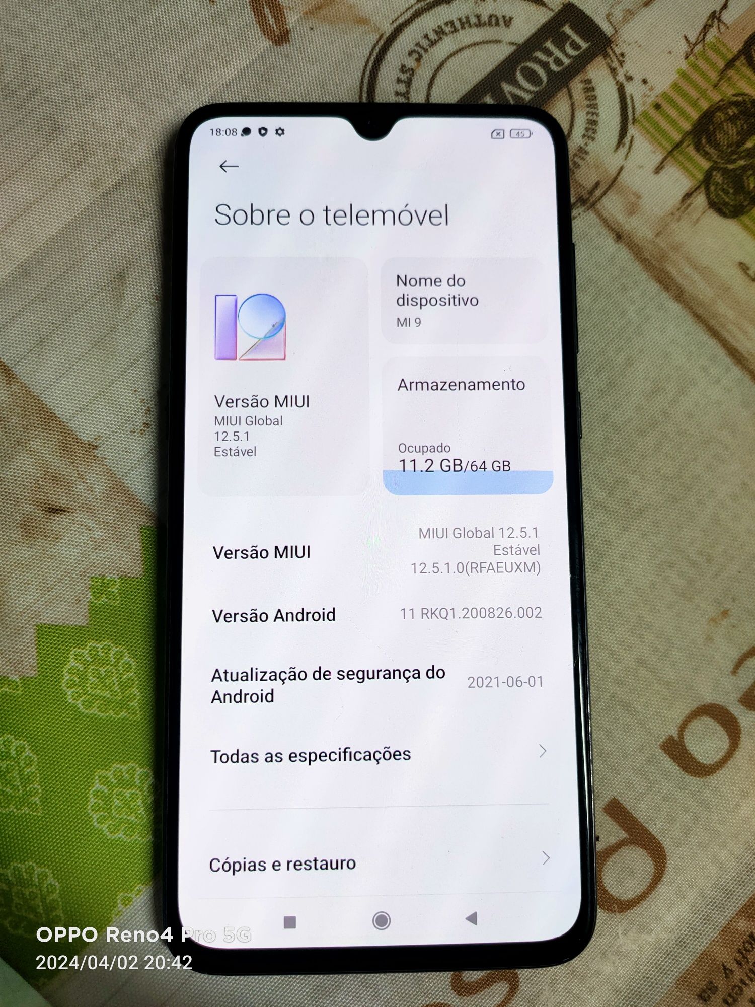 Xiaomi Mi 9 usado