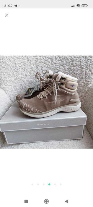 Черевики Tamaris, натуральна шкіра ,38 розмір