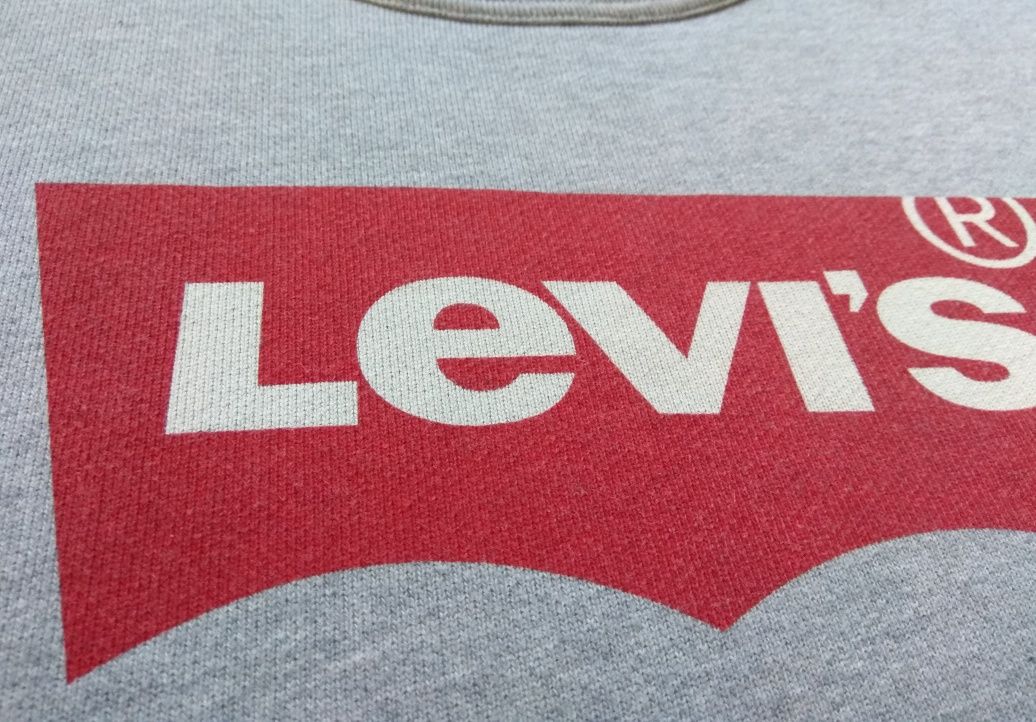 LEVI'S свитшот кофта big logo Оригинал S-M