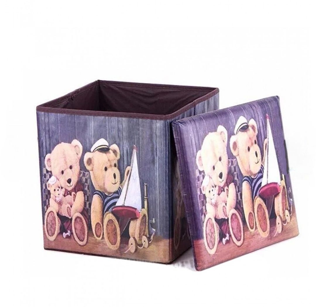 Пуф-коробка для іграшок Ведмедики Тедді
