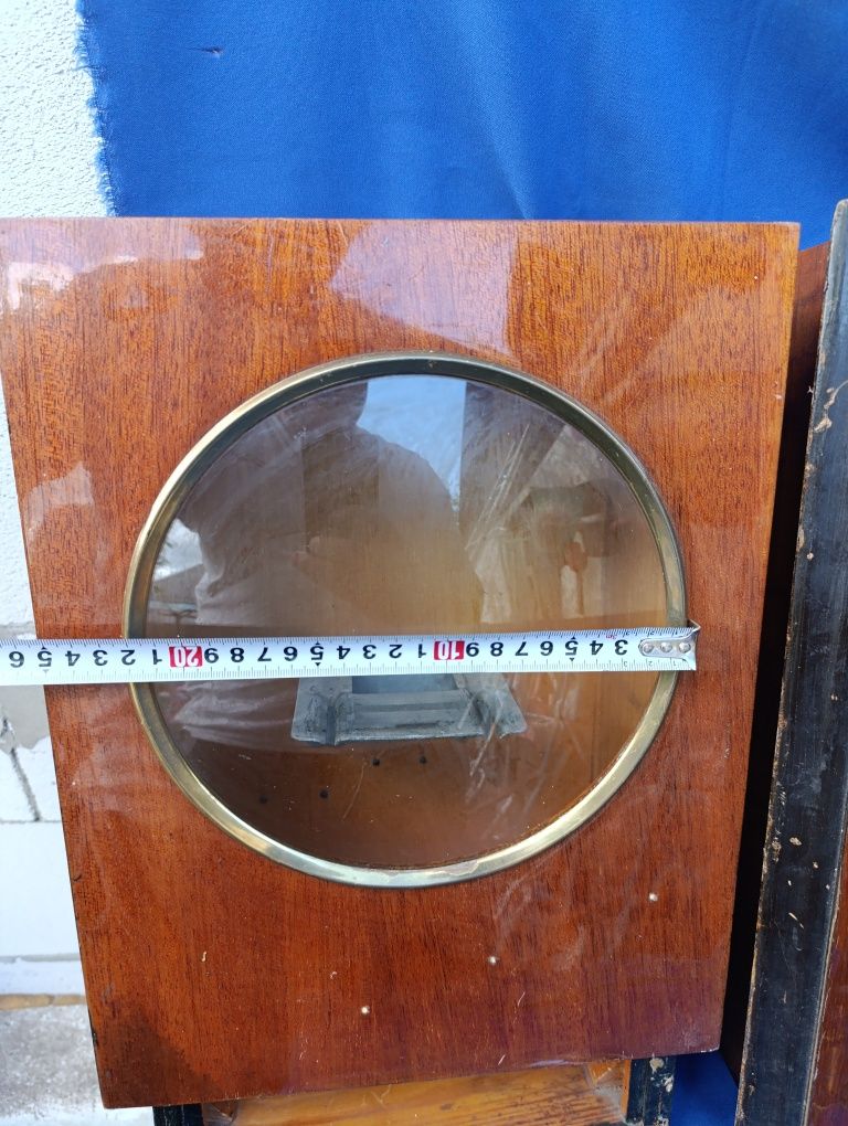 Настенные часы СССР запчасти с боем маятник колокол корпус стекло