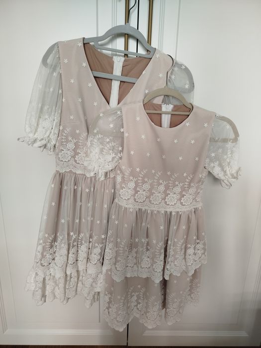 Sukienka na wigilię mama córka