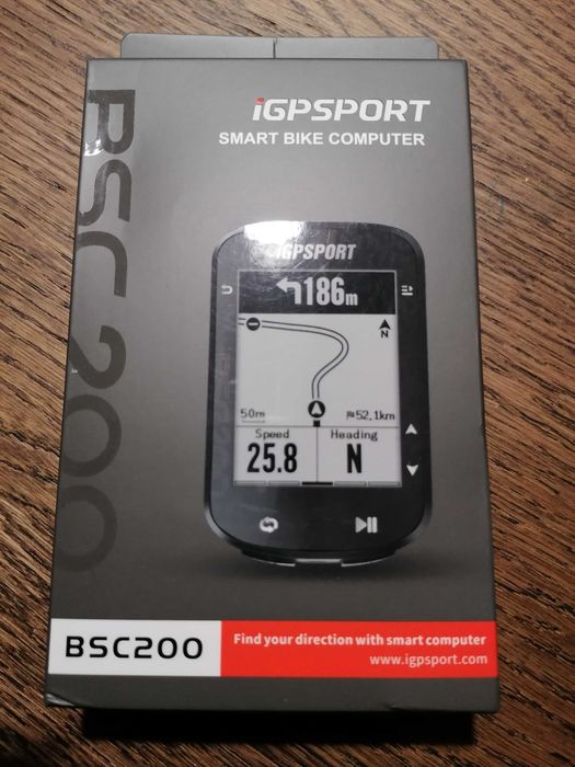 Komputer rowerowy Licznik GPS IGPSPORT BSC200 (nowy)