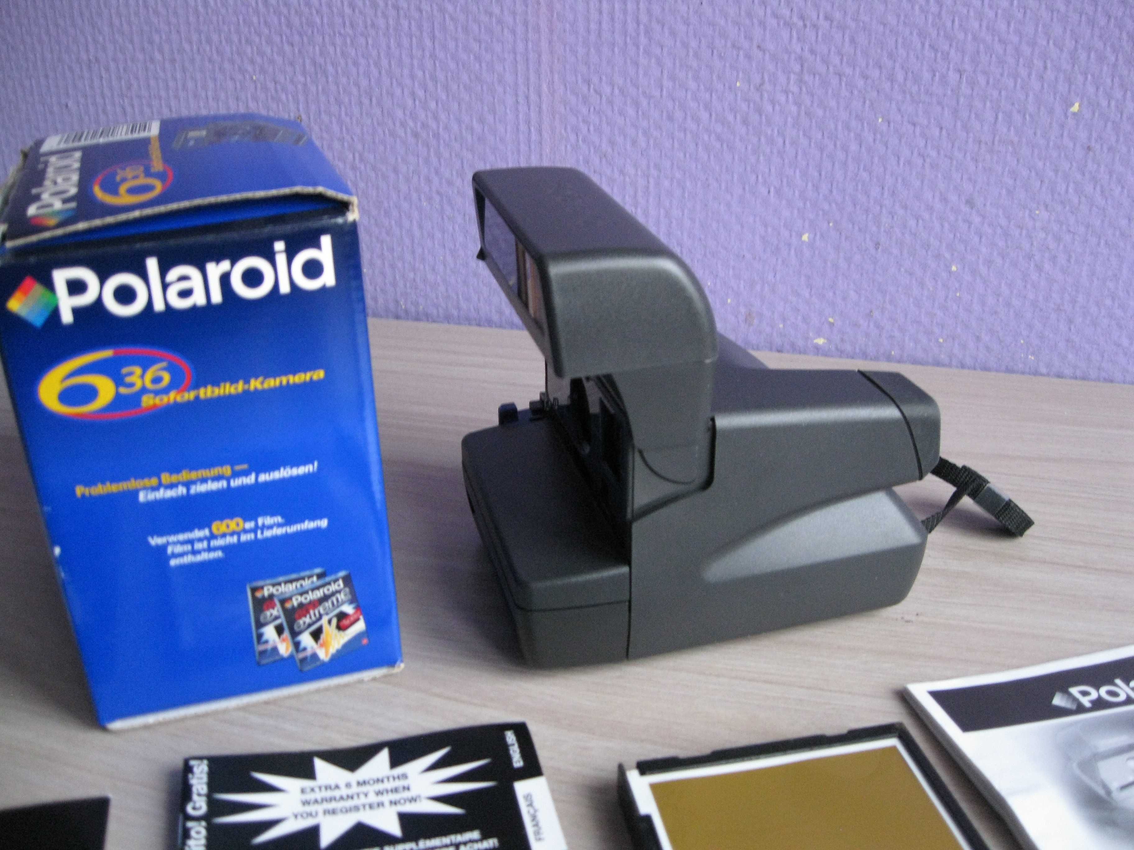 Polaroid 636 - aparat natychmiastowy nie używany