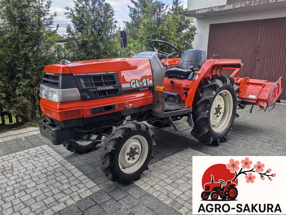 Kubota GL-21– 4x4 – Glebogryzarka 180 cm – Traktor / Ciągnik Japoński!