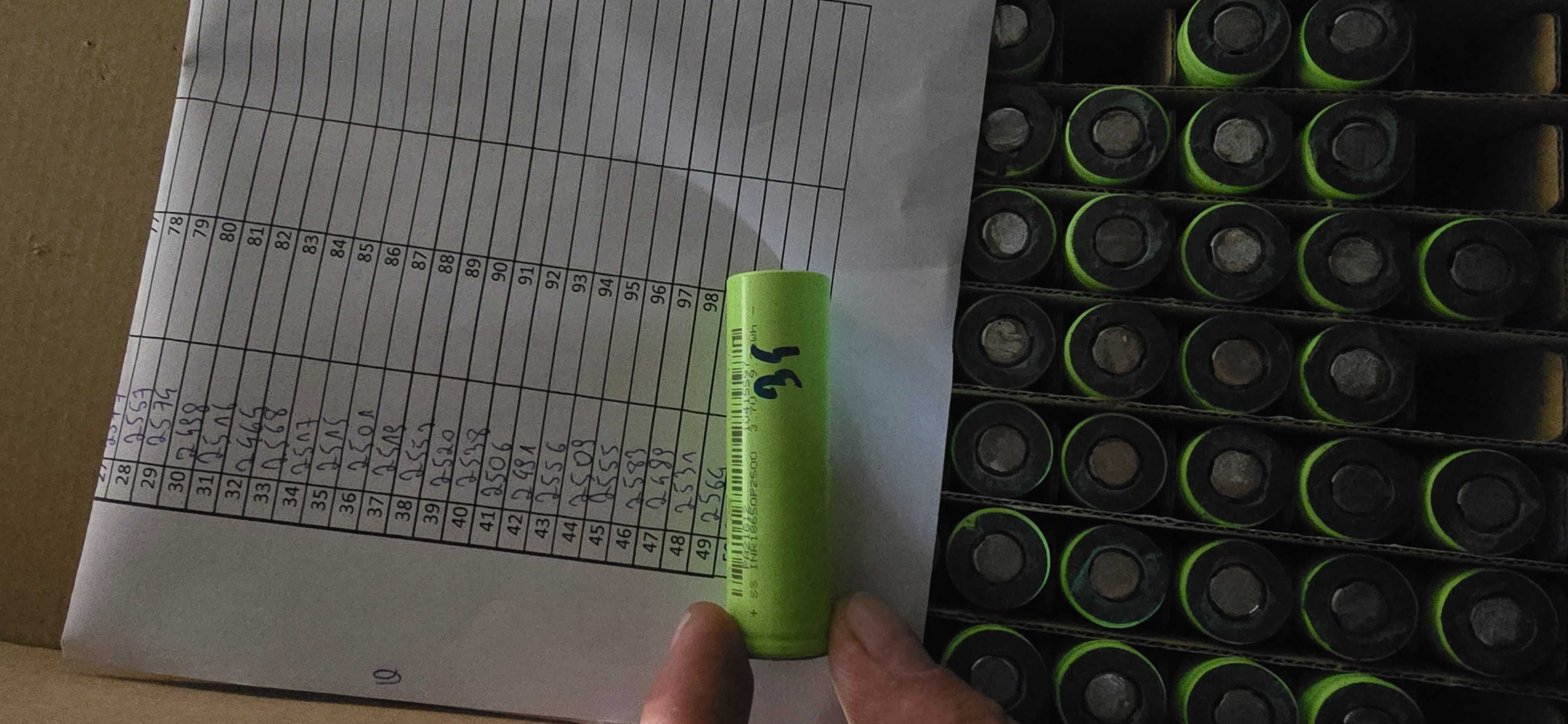 Ogniwa  18650   25r z  Hulajnogi