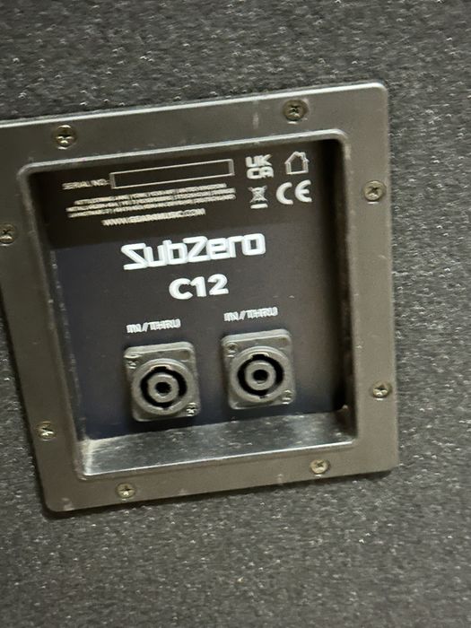 2x SubZero C12 Passive Carpet PA Speaker
