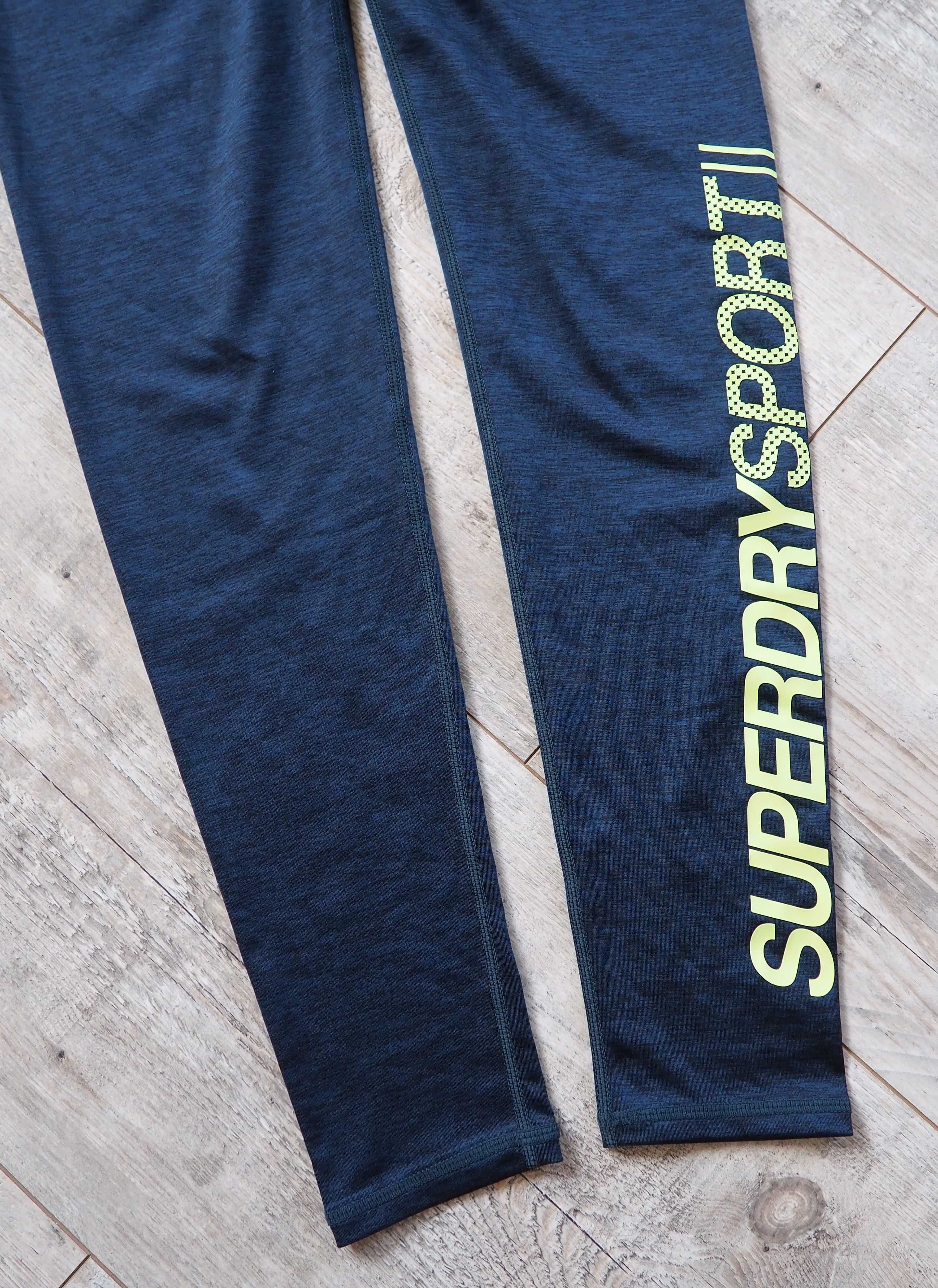 Superdry Sport_legginsy damskie fitness_rozmiar M