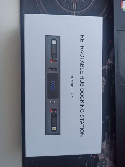 Док-станція usb хаб для Tesla Model 3 Model Y (2021-2023)