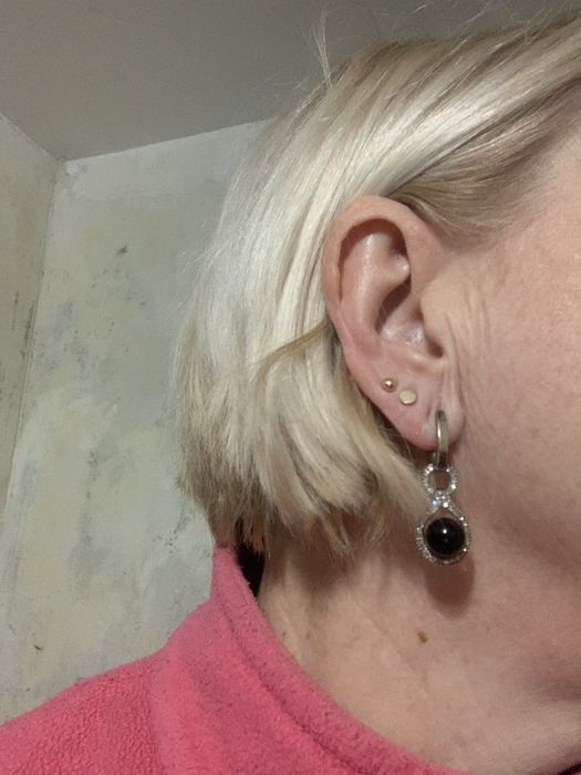 Серьги серебряные с черным ониксом