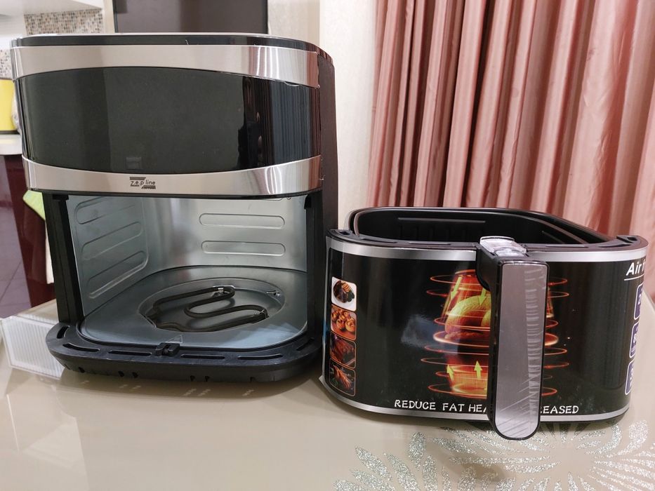 Аэрогриль 12л 4200вт 2 ТЭНа / фритюрница / мультипечь / аерогриль