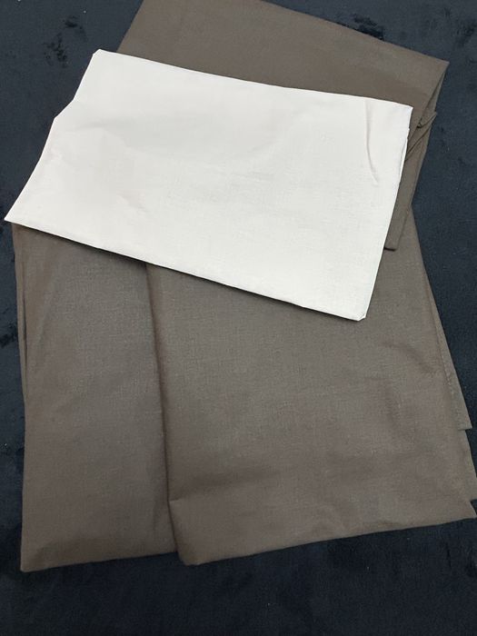 Комплект постельного белья нестандартный, бязь, коричневого цвета