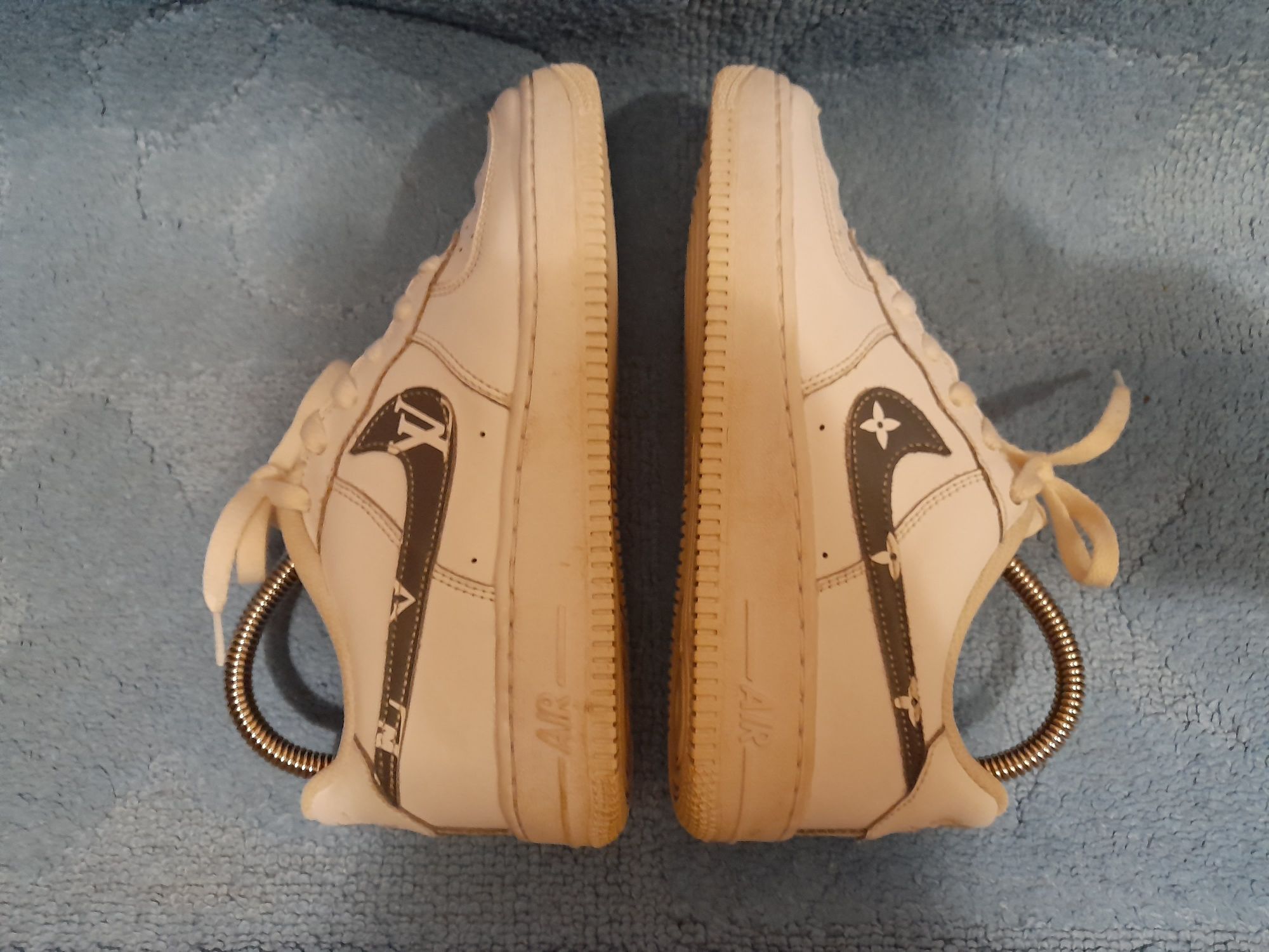 Оригинал Nike Air Force 1 женские кроссовки кожа, 38( 24 см )