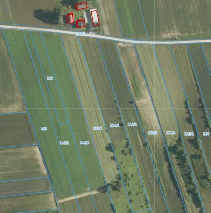 Działka rolno budowlana 82 Ar  Biskupice Proszowice widokowa duża