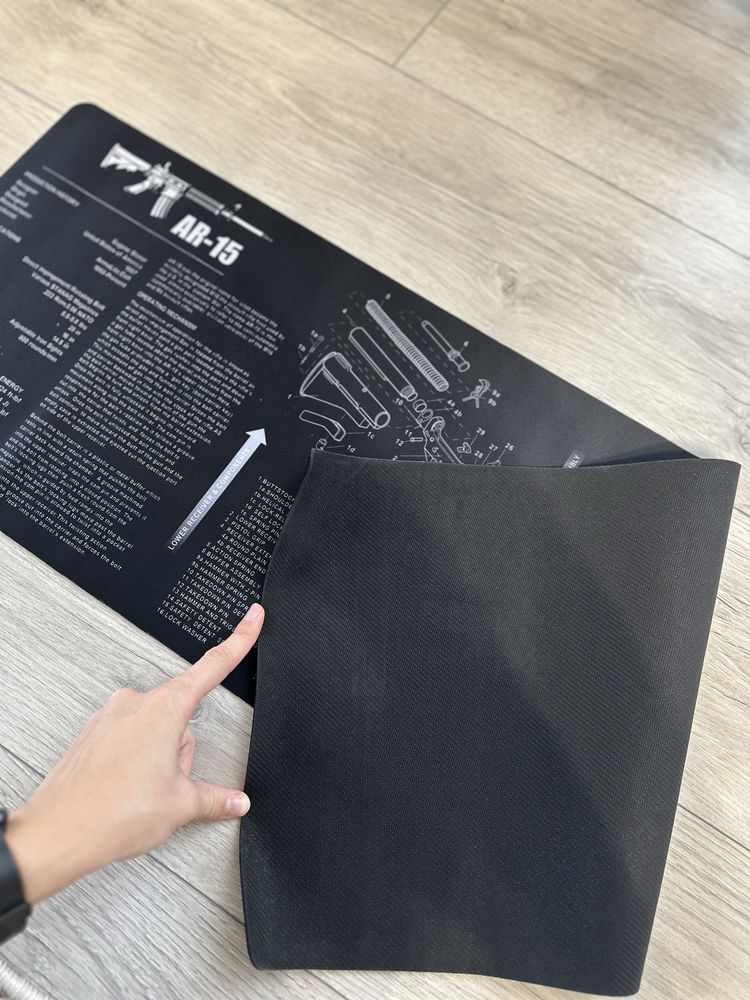 Коврик для чищення та розбору зброї AR-15 (915*305mm) прорезинений