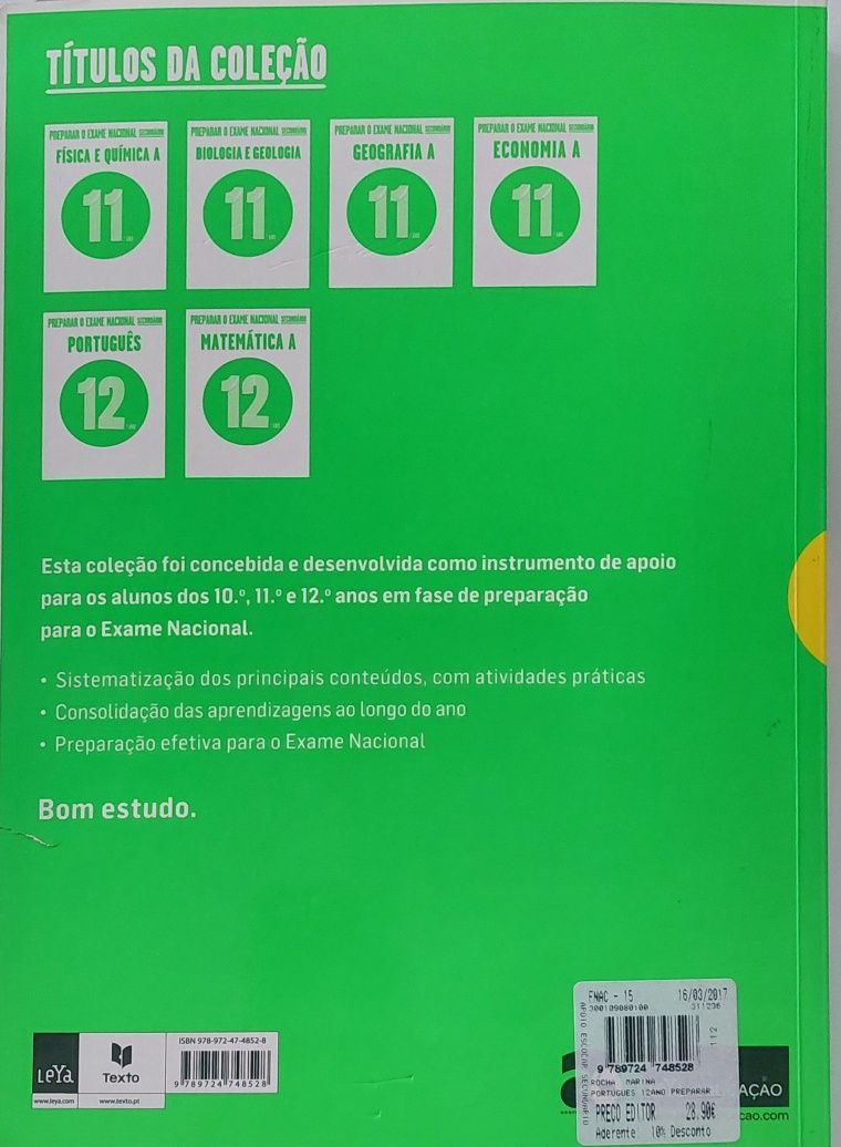 Preparar o exame nacional Secundário - Português