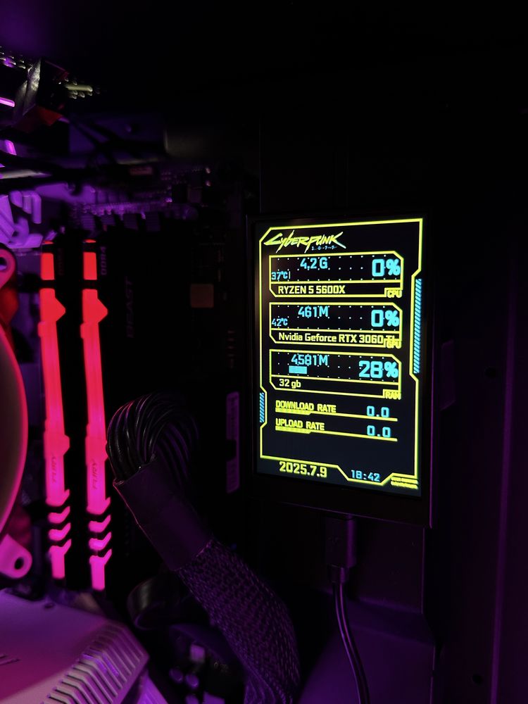 Konputer Gamingowy Ryzen z monitorem IPS / Ryzen 5 5600x / Rtx 3060 Ti