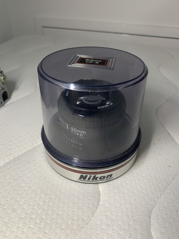 Nikon CP-8  Japan retro opakowanie na obiektyw