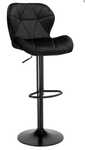 Hoker welurowy Cydro Black – czarny, regulowany, jak nowy