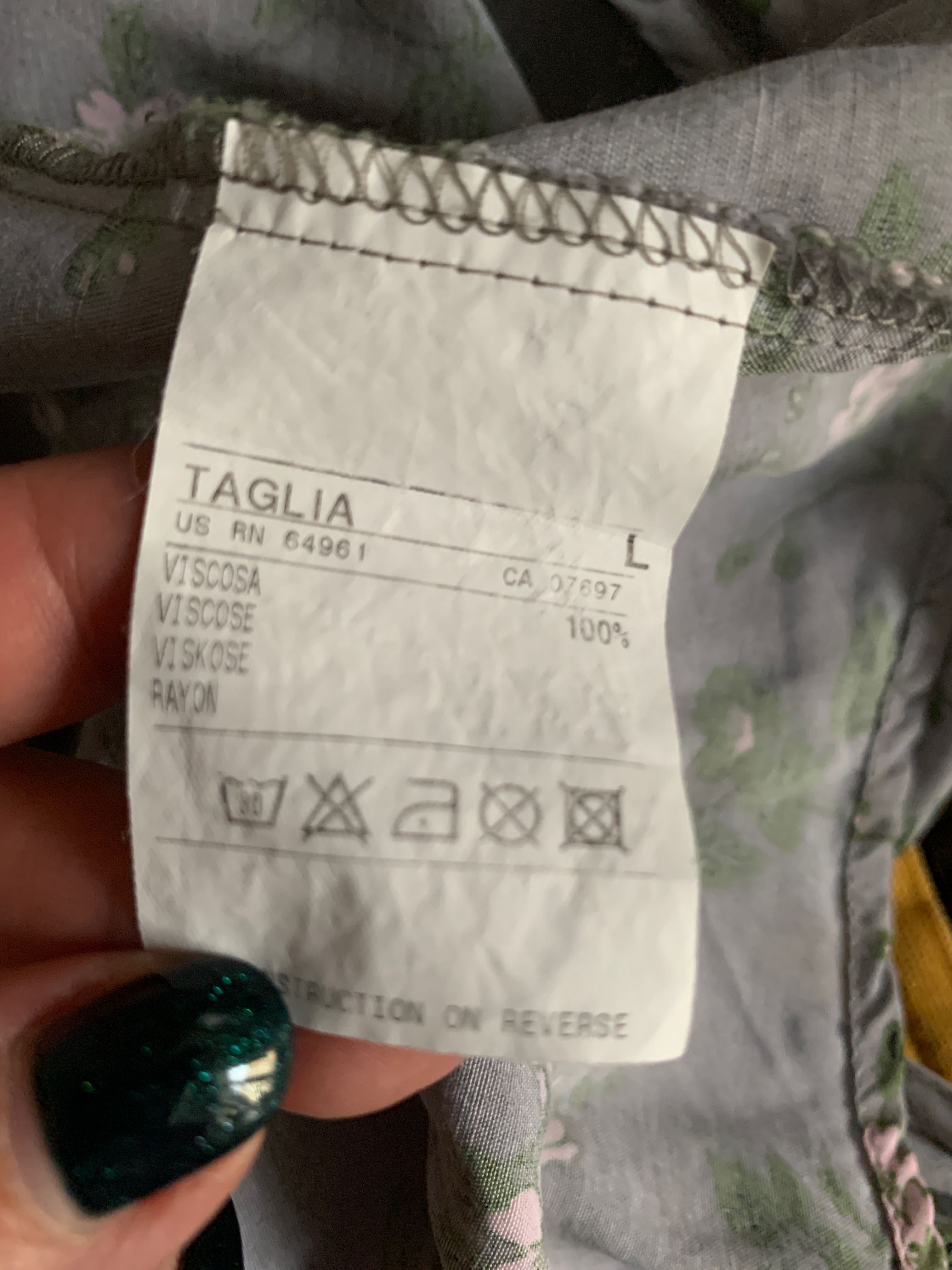 Benetton bluzka w kwiaty r.L