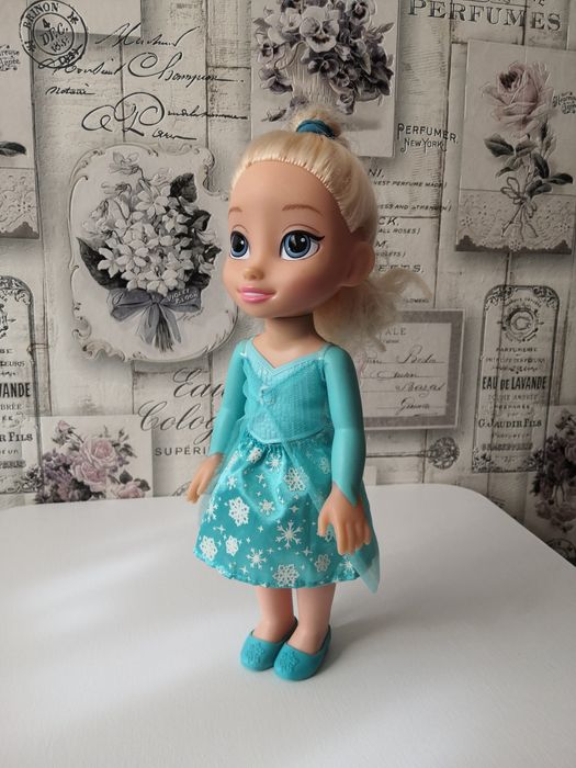 Śliczna lalka Elza - Frozen - Kraina Lodu - Disney - wiek 3 lata +