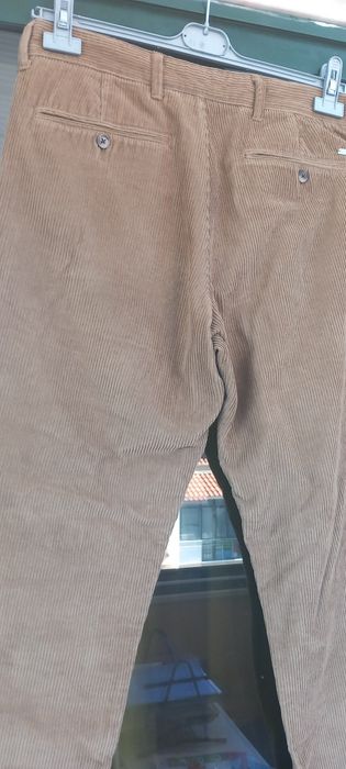 Calças bombazine homem