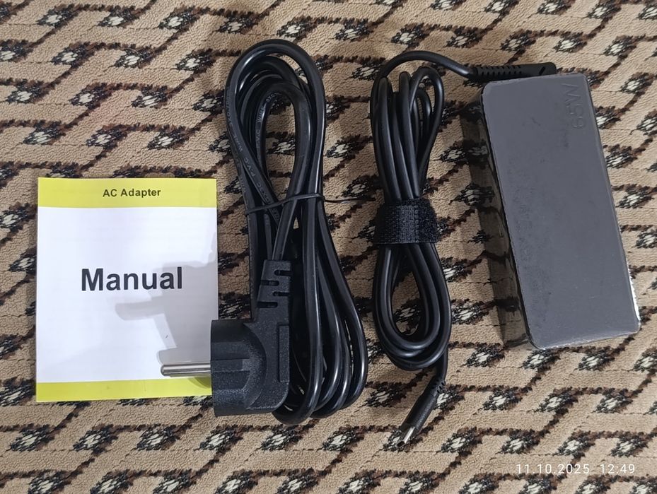 Блок живлення 20v 3.25a 65w Tupe-C