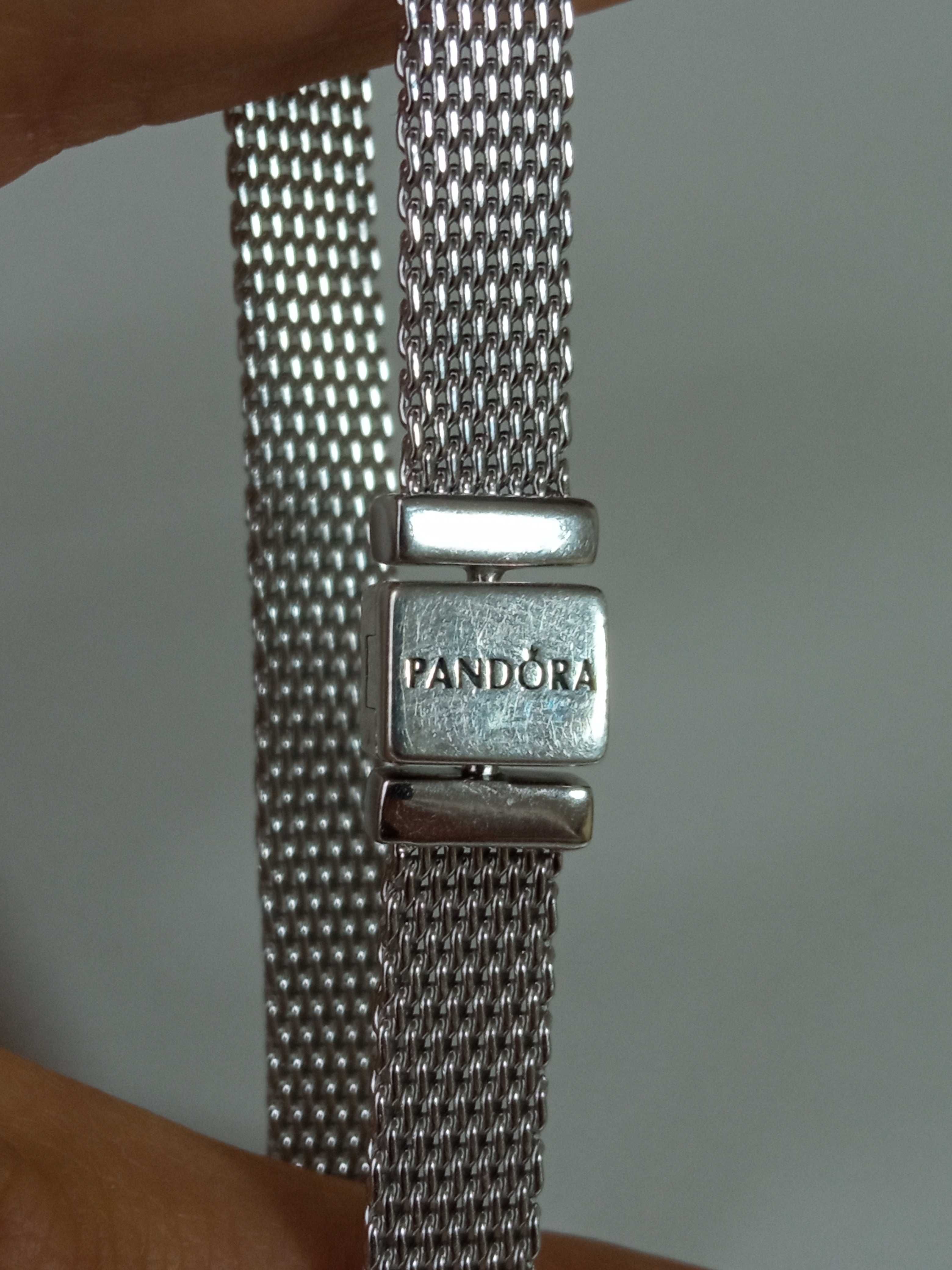 Bransoletka Pandora Reflexions Płaska bransoletka 18 cm Srebro 925