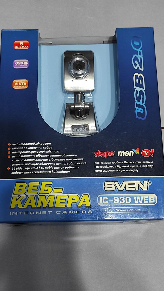 Веб-камера SVEN IC-930 с микрофоном.