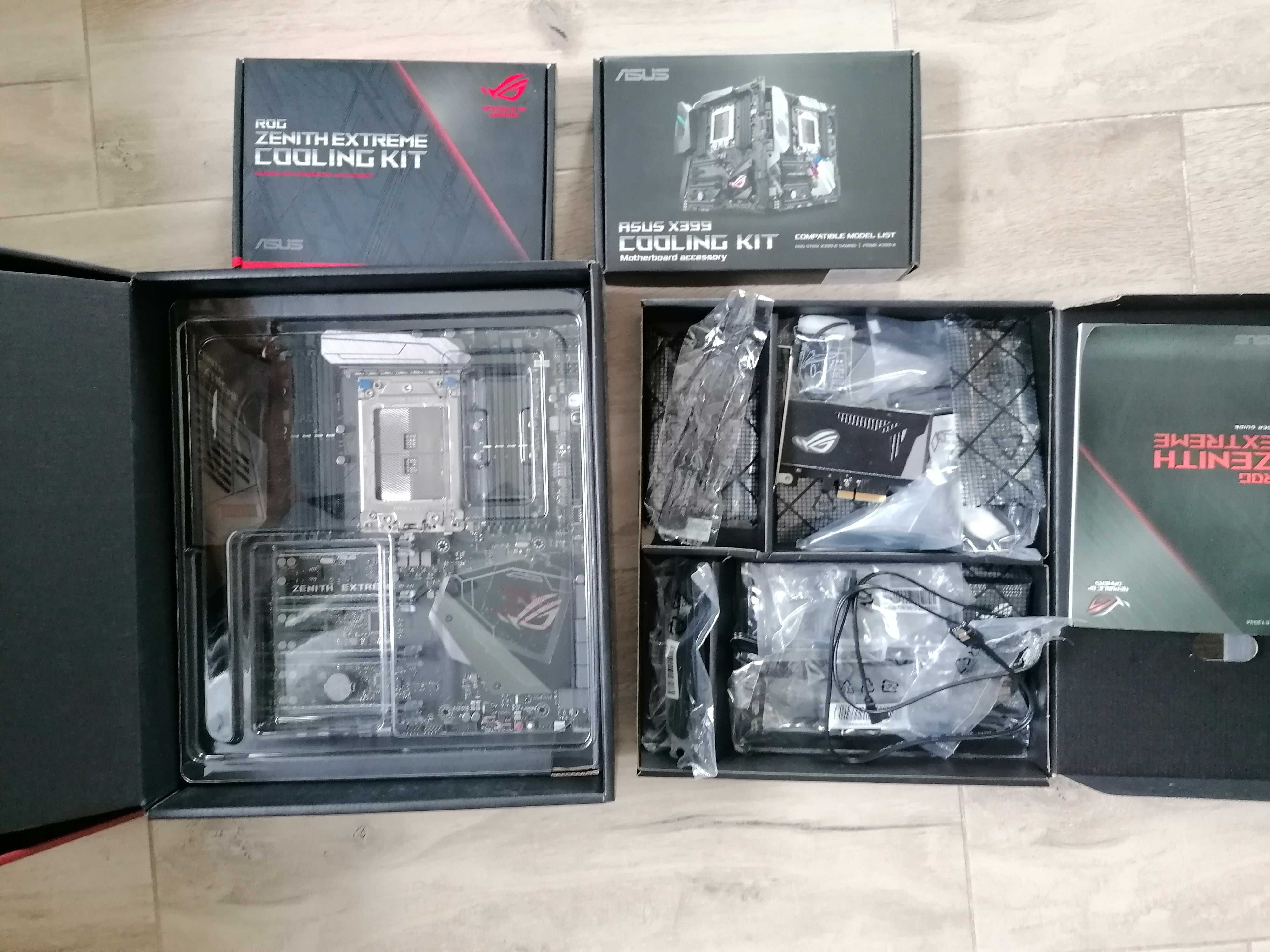 ASUS ROG ZENITH EXTREME X399 TR4 + cooling kit