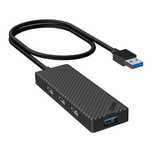 Adapter Hub 4 W 1, Invzi, Mh04, 4X Usb 3.0 (Czarny)